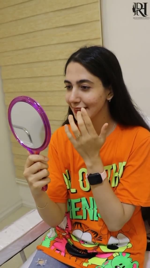 تنها یک ماه بعد از عمل☝️