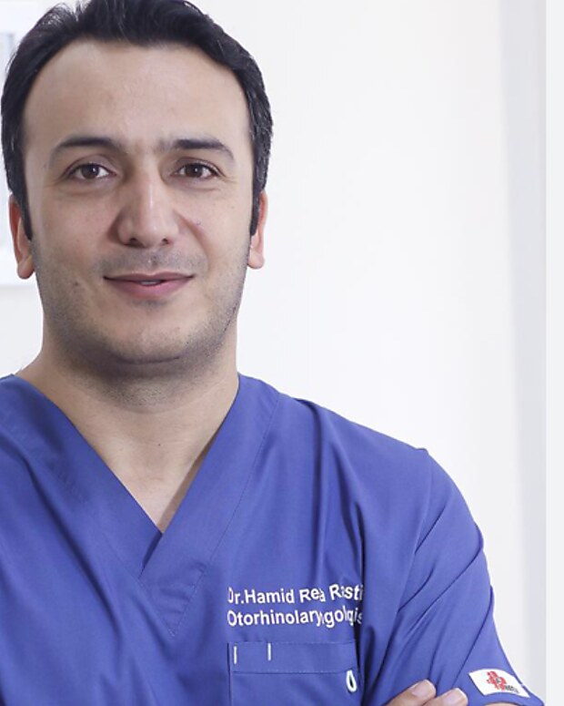 Dr. Hamidreza Rasti at the clinic