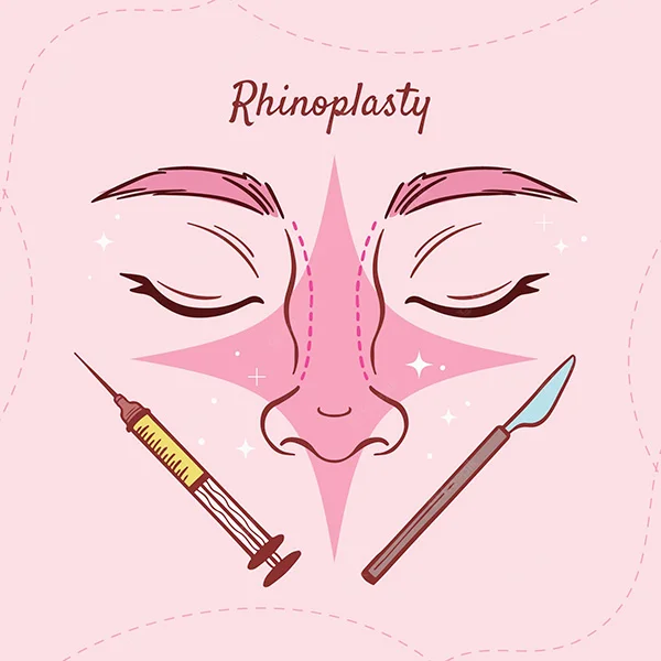 عمل بینی گوشتی